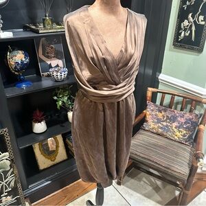 Ports 1961 Silk Balloon Skirt Dress – Size 6, Luxe Designer Detail